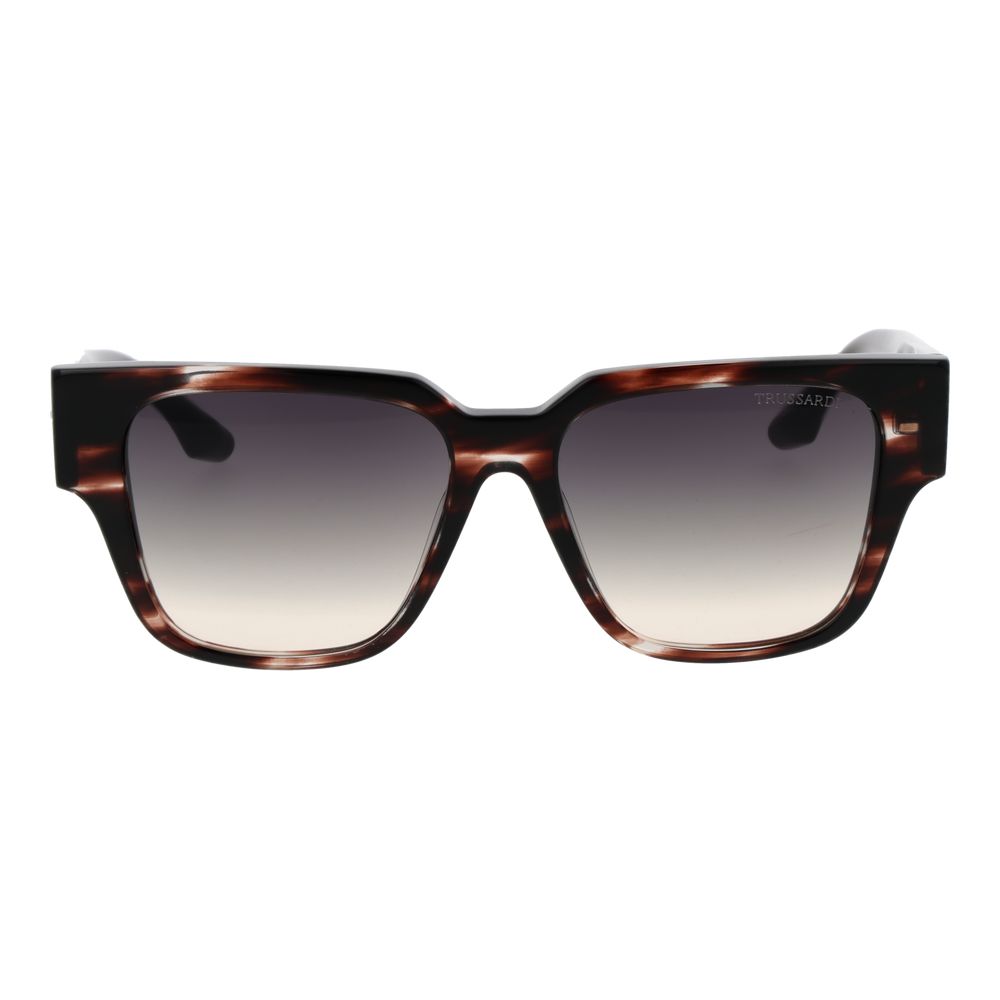 Trussardi Braune Sonnenbrille aus Acetat