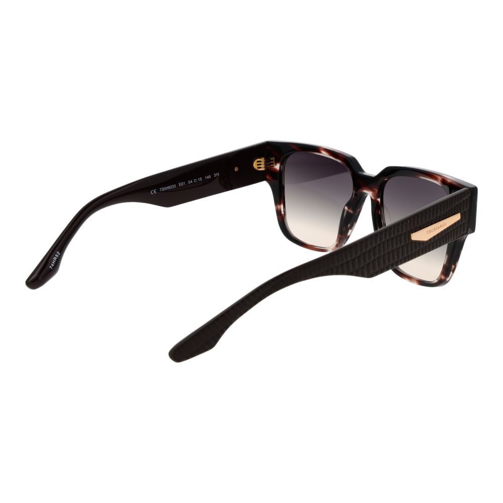 Trussardi Braune Sonnenbrille aus Acetat