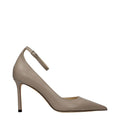 Jimmy Choo Graue Lederpumps