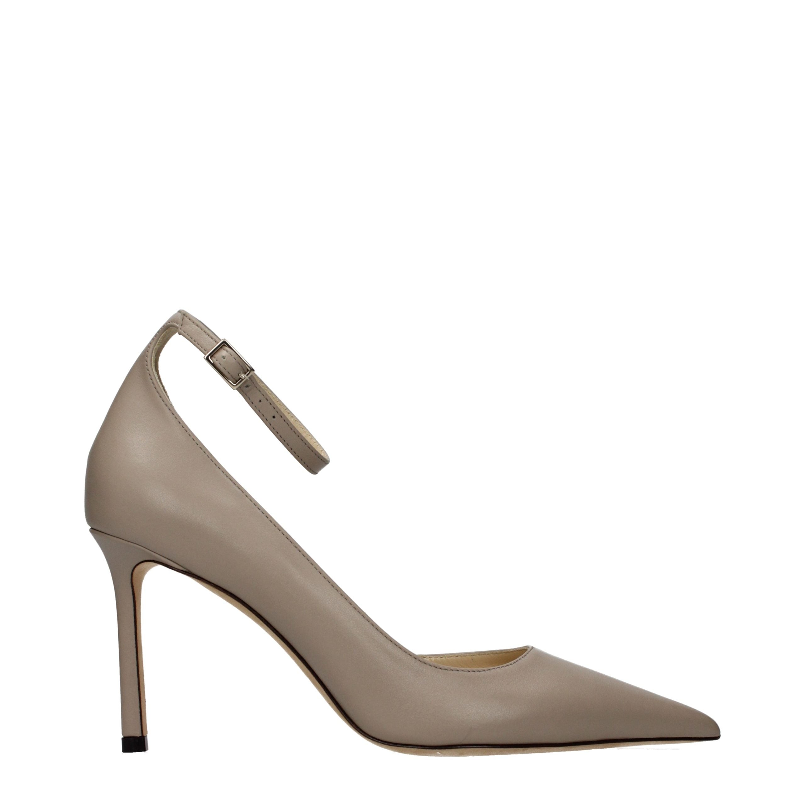 Jimmy Choo Graue Lederpumps