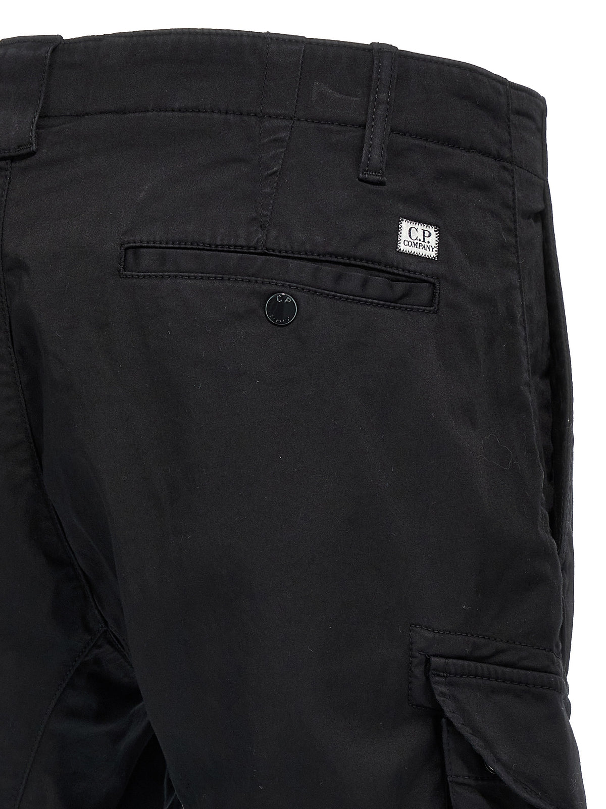 C.P. Company Schwarze Cargo-Hose aus Baumwolle