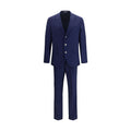 Brunello Cucinelli Blauer Wollanzug Oves Aries Zweiteiler