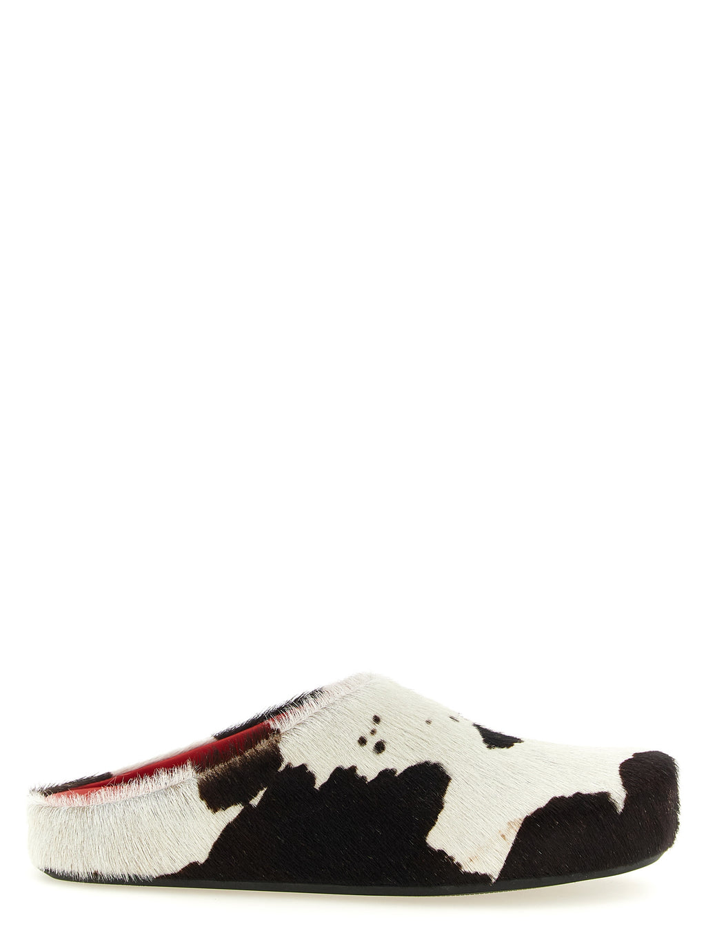 Marni Clogs aus mehrfarbigem Kalbsleder