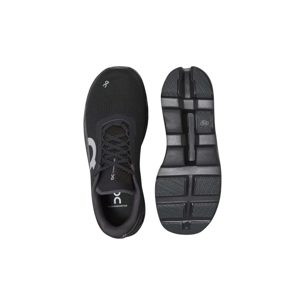 On Running Schwarze synthetische Sportsneakers