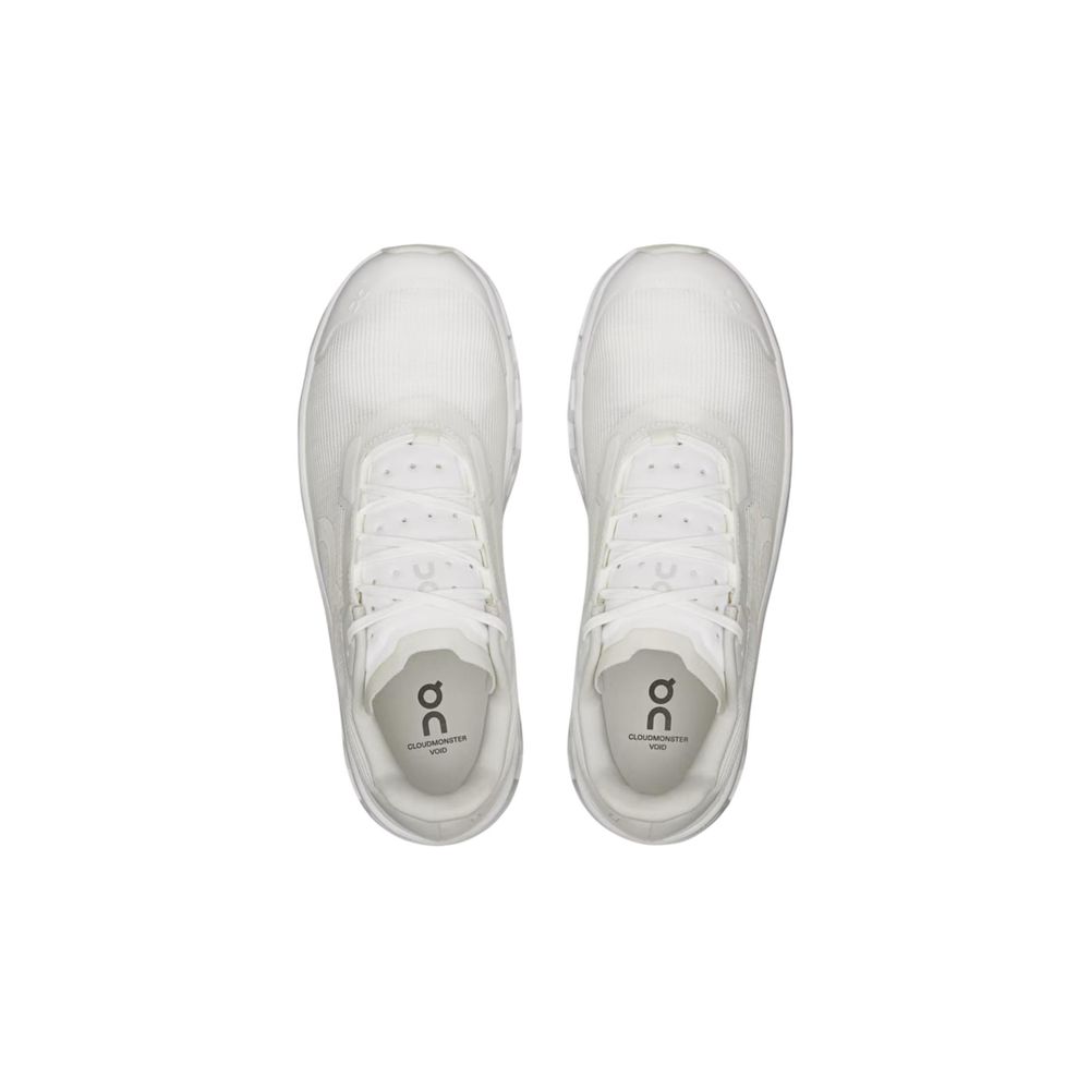 On Running Weiße synthetische Sportsneakers