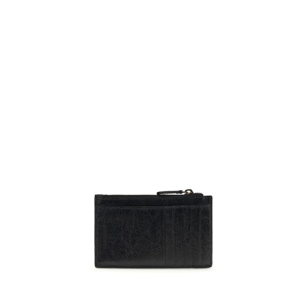 Balenciaga Schwarzes Lamm Ovis Aries Aries Portemonnaie