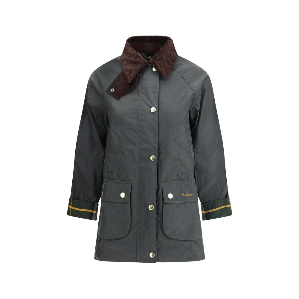 Barbour Zweifarbiger Baumwollmantel