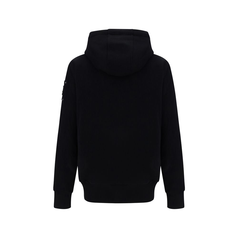 Moose Knuckles Schwarzer Hoodie aus Polyester