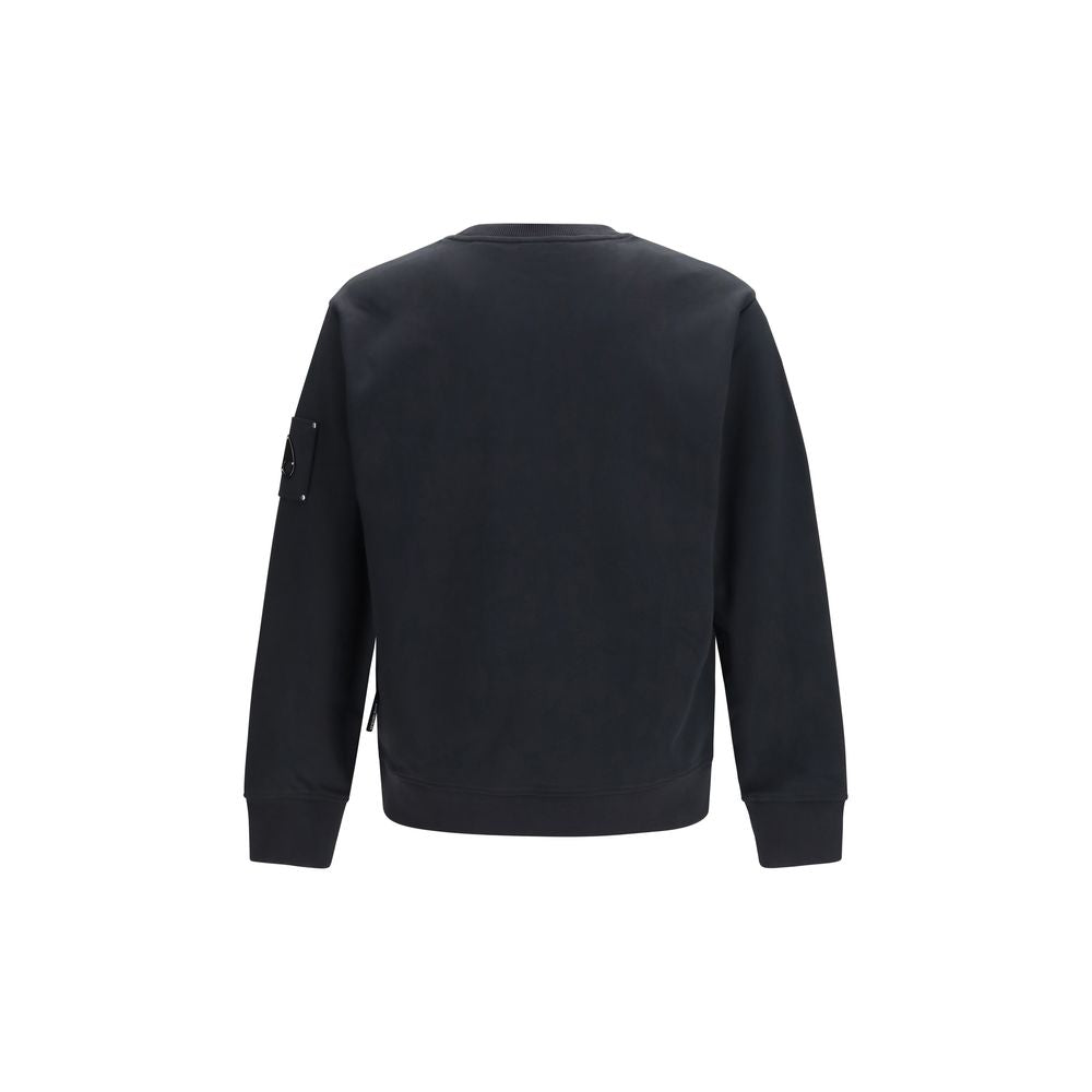 Moose Knuckles Schwarzer Baumwoll-Sweatshirt