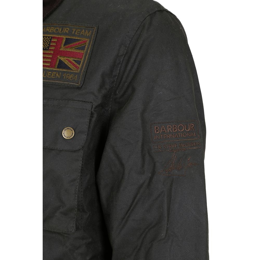 Barbour International Zweifarbiger Baumwollmantel