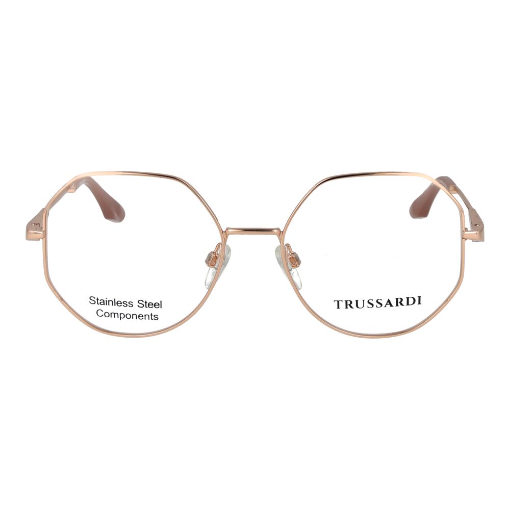 Trussardi Rose Gold Stainless Steel Glasses (Frames)