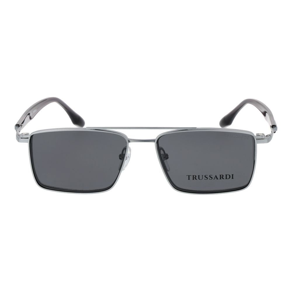 Trussardi Brille aus Titan in Silber (Fassung)