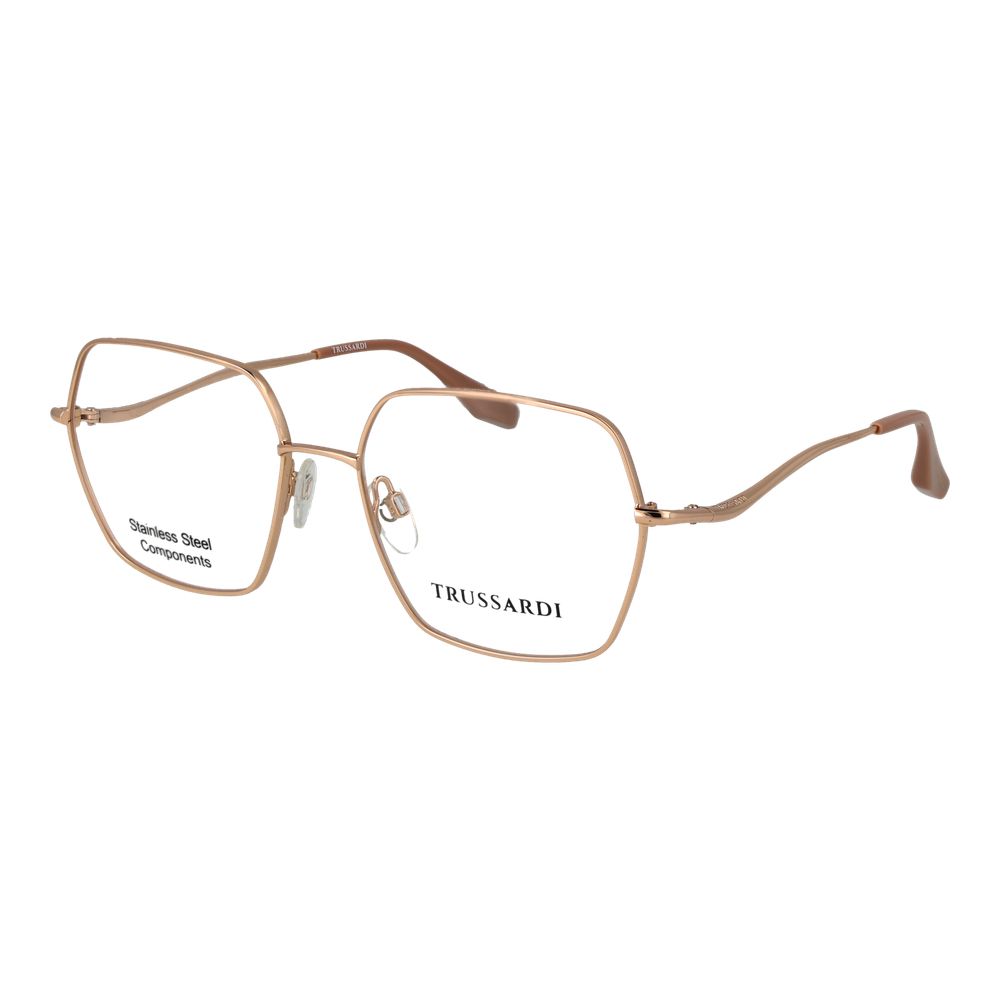 Trussardi Rose Gold Stainless Steel Glasses (Frames)