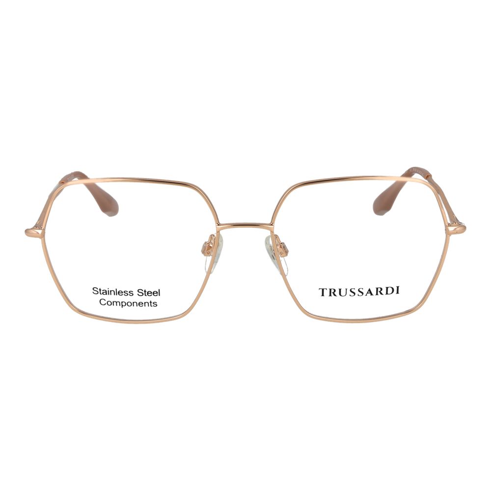 Trussardi Rose Gold Stainless Steel Glasses (Frames)
