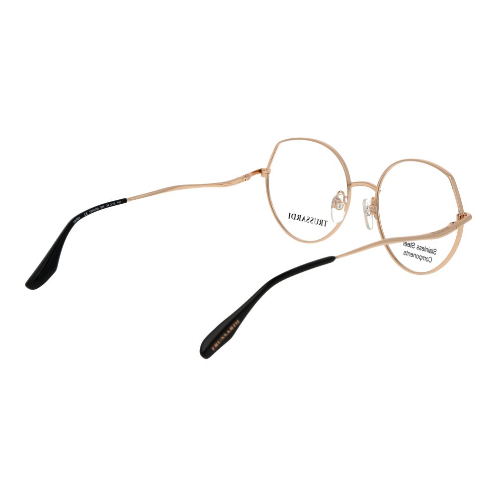 Trussardi Schwarze Edelstahlbrille (Gestell)