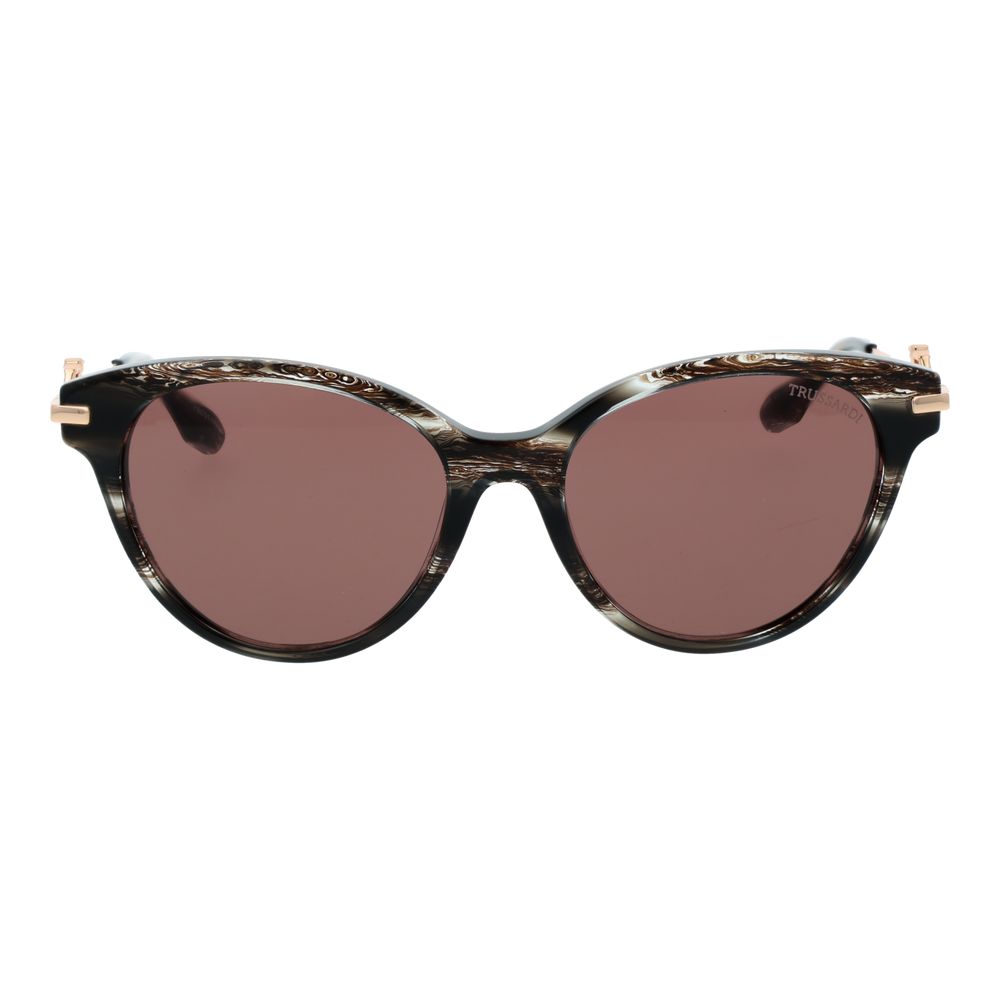 Trussardi Braune Sonnenbrille aus Acetat