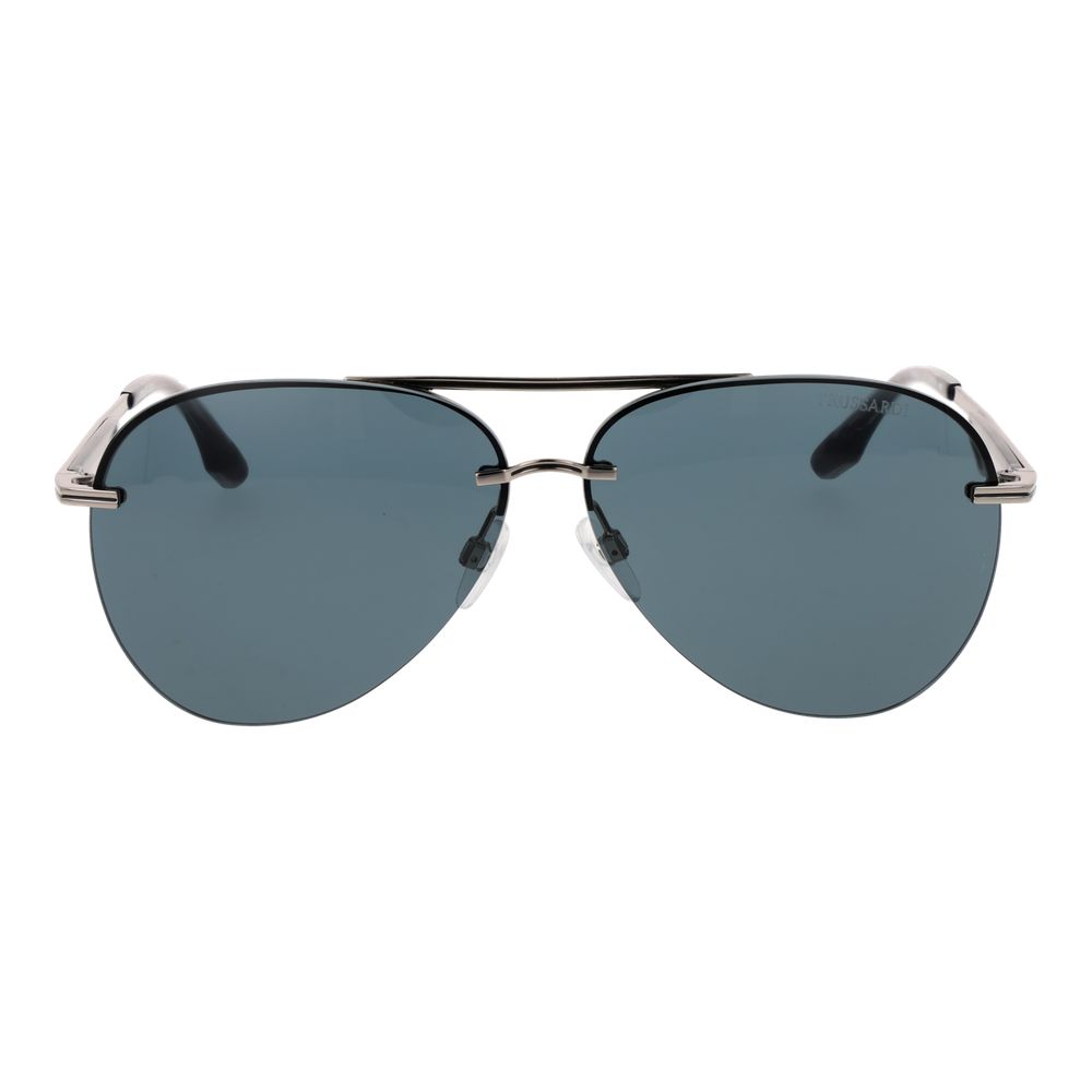 Trussardi Graue Sonnenbrille aus Metall