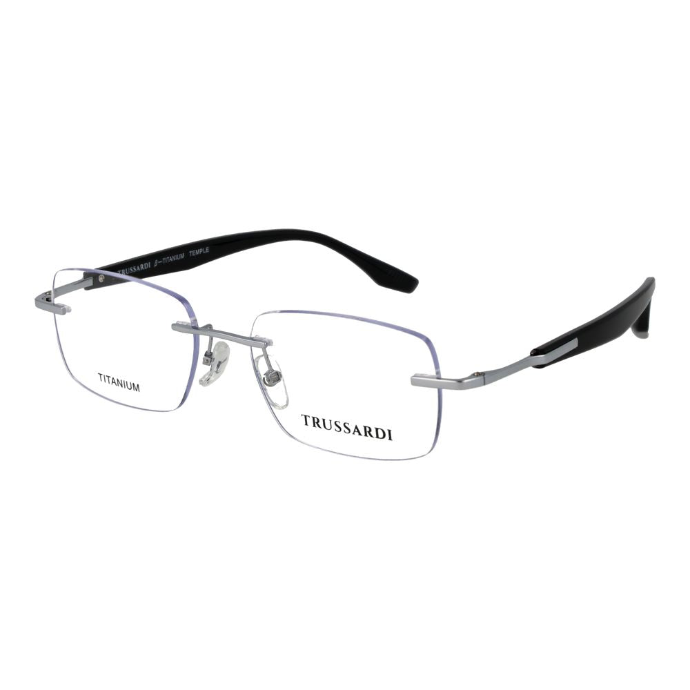 Trussardi Silberne Edelstahl-Brillengestelle