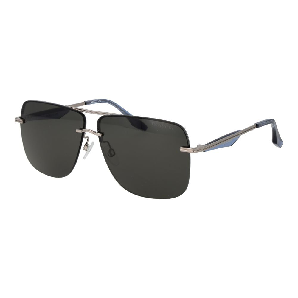 Trussardi Sonnenbrille aus silbernem Metall
