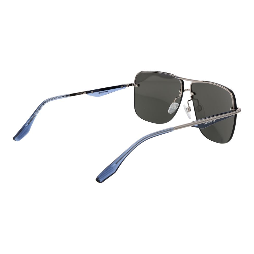 Trussardi Sonnenbrille aus silbernem Metall