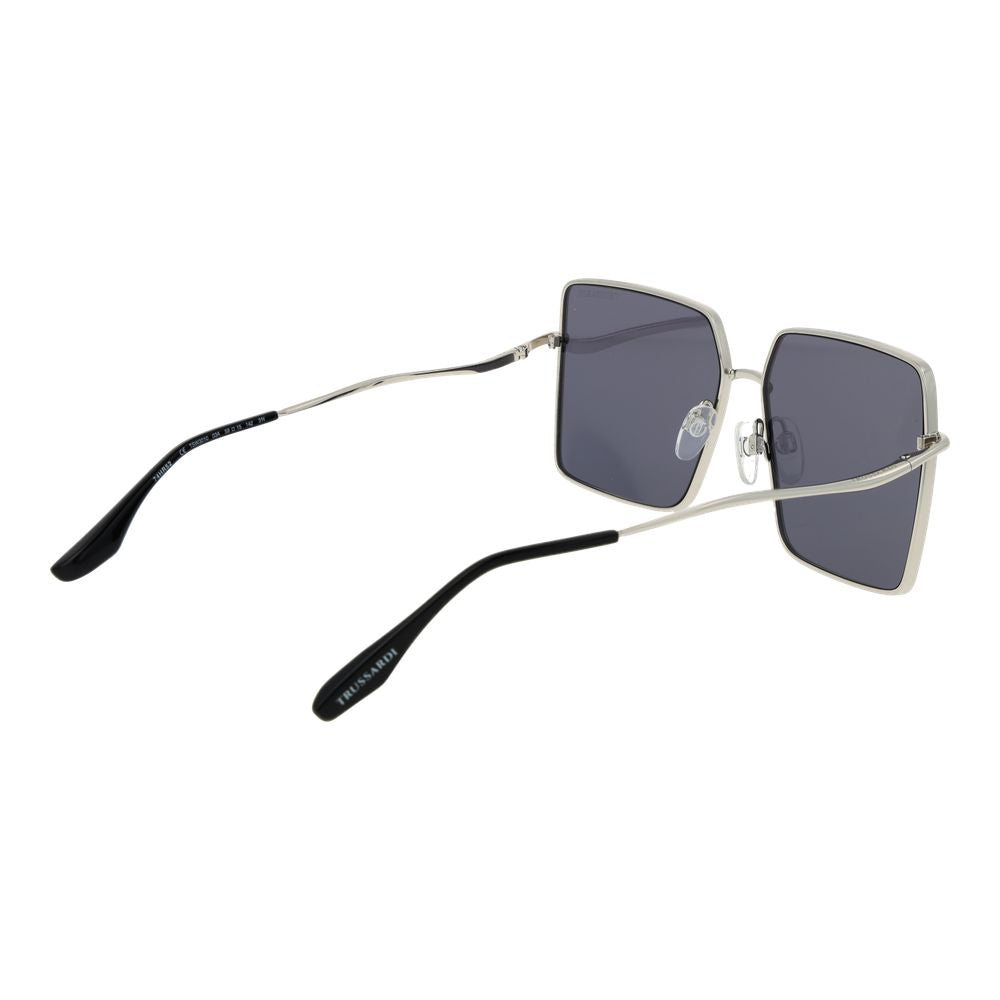 Trussardi Sonnenbrille aus Edelstahl in Silber