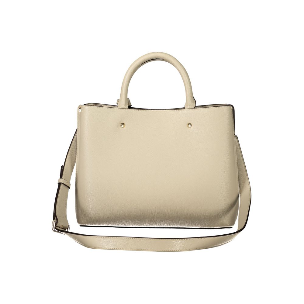 Guess Jeans Beige Polyurethane Damenhandtasche