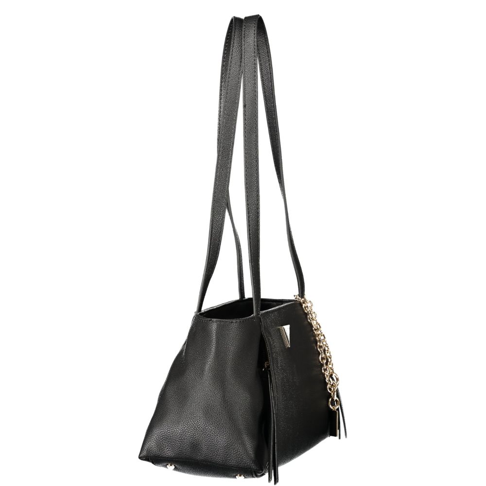Guess Jeans Schwarze Handtasche aus Polyethylen