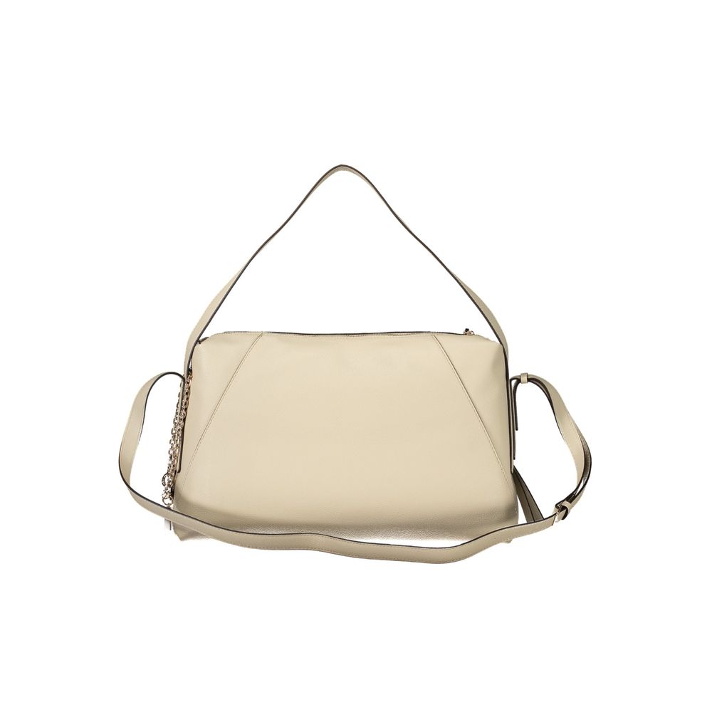 Guess Jeans Beige Polyurethane Damen Handtasche
