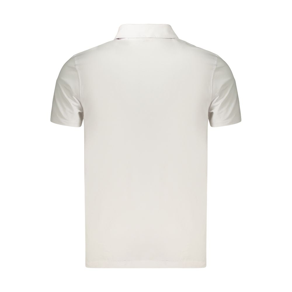 Guess Jeans Bianco Baumwoll-Herrenpoloshirt