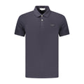 Guess Jeans Blaues Herren-Poloshirt aus Baumwolle