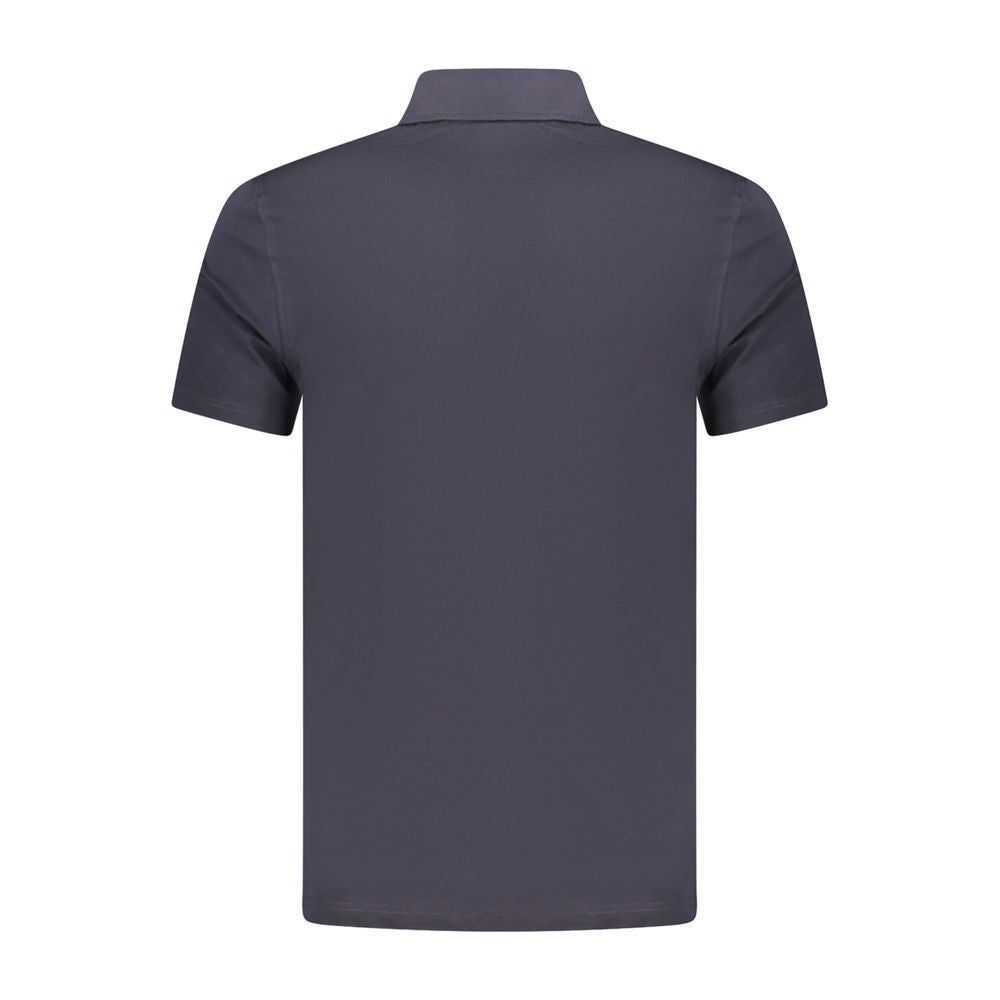 Guess Jeans Blaues Herren-Poloshirt aus Baumwolle