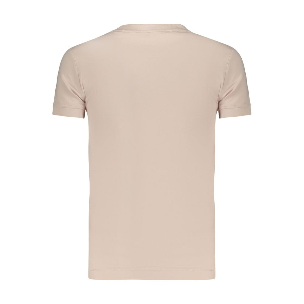 Guess Jeans Pinkes Baumwoll-T-Shirt für Damen