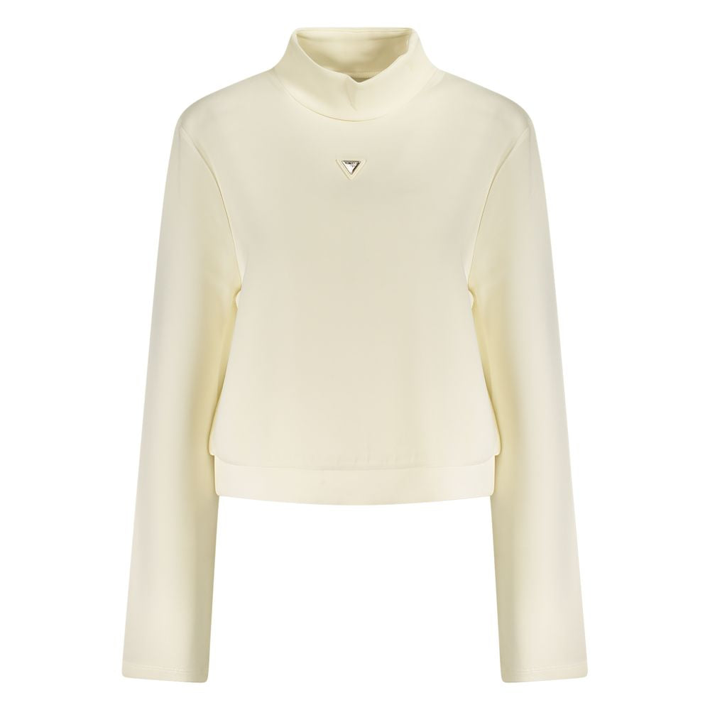 Guess Jeans Bianco Polyester Donna Sweatshirt