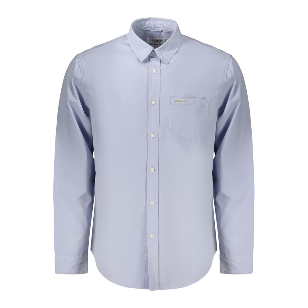 Guess Jeans Azzurro Baumwollhemd für Herren