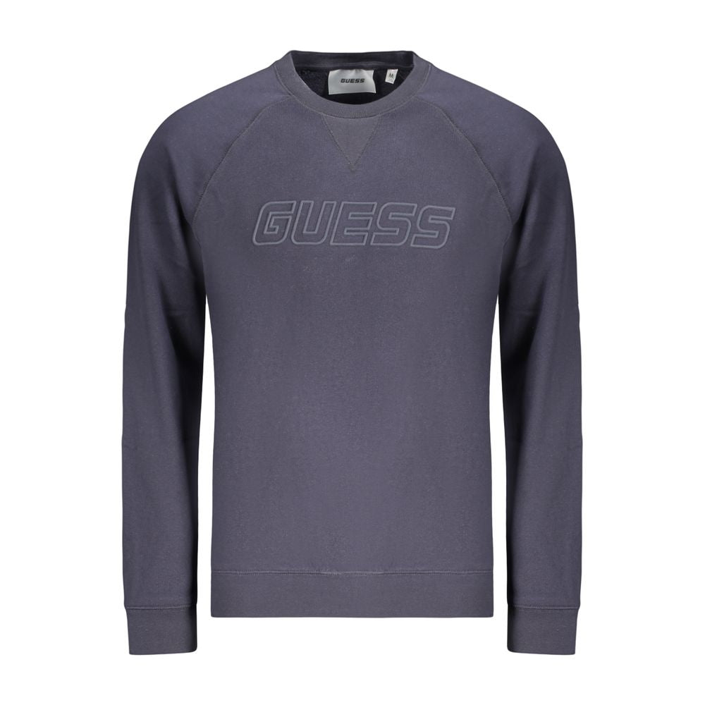 Guess Jeans Blaues Baumwoll-Sweatshirt für Herren