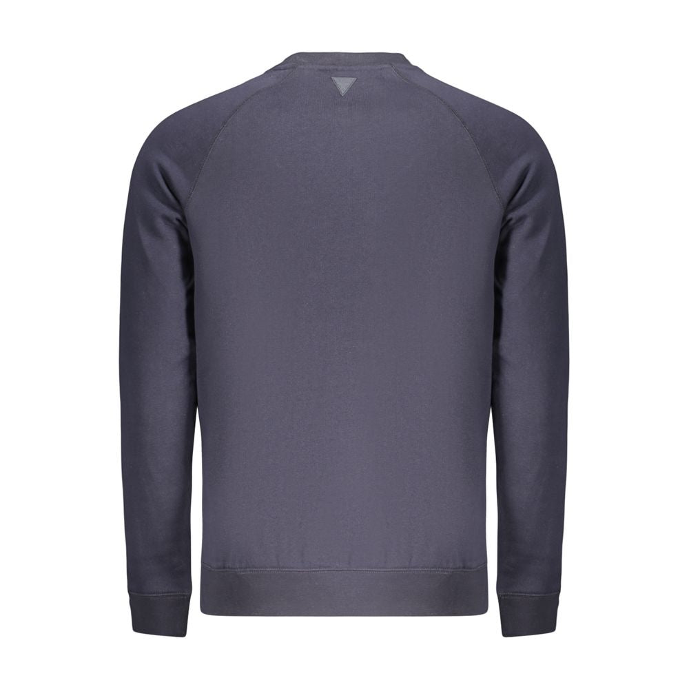 Guess Jeans Blaues Baumwoll-Sweatshirt für Herren
