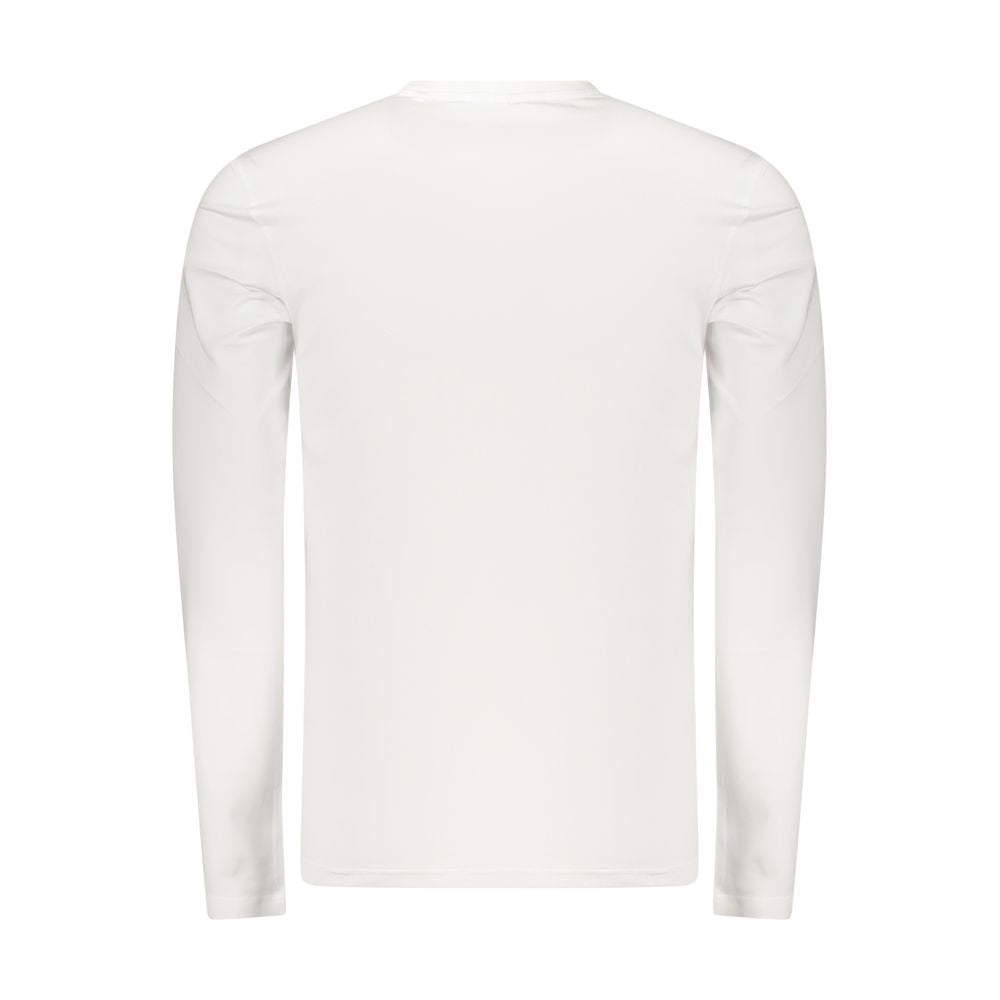 Guess Jeans Weißes Herren-T-Shirt aus Baumwolle
