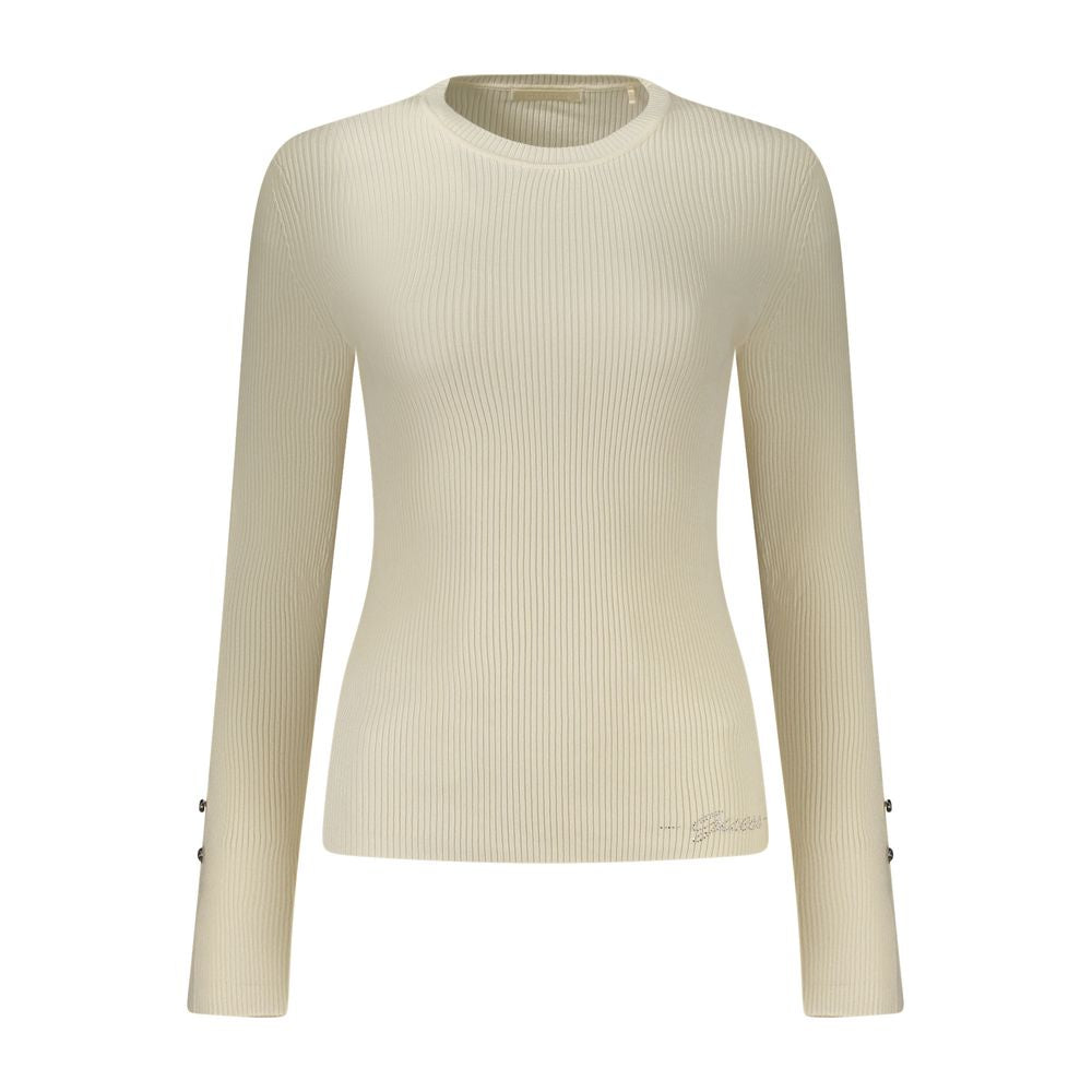 Guess Jeans Damenpullover aus Viskose in Bianco