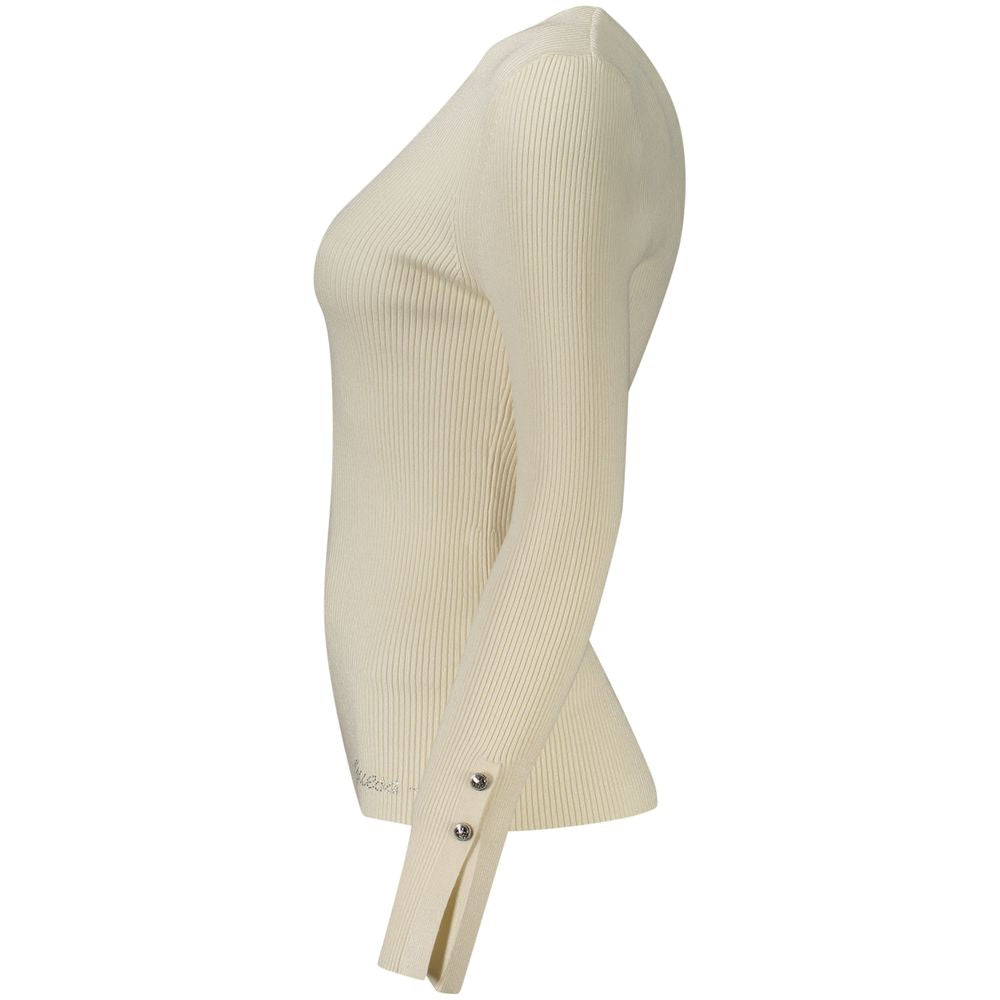 Guess Jeans Damenpullover aus Viskose in Bianco