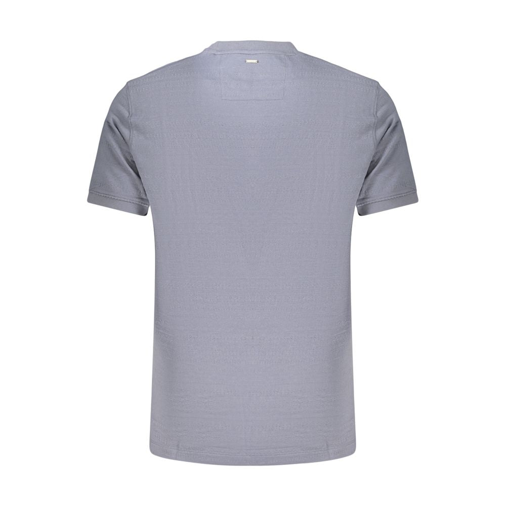 Guess Jeans Blaues Baumwoll-T-Shirt für Herren