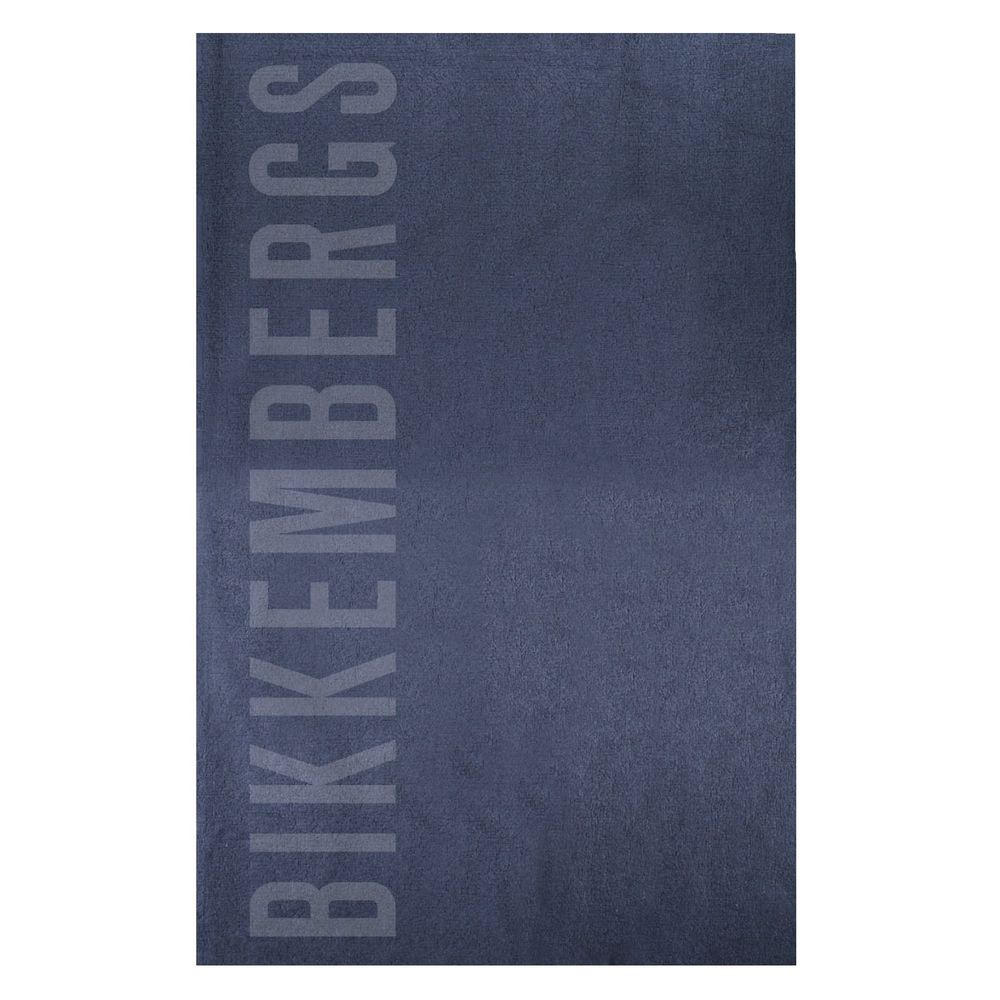 Bikkembergs Blaues Baumwollhandtuch für Herren