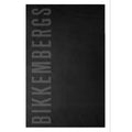 Bikkembergs Schwarzes Baumwoll-Herrenhandtuch