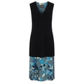 Trussardi Blaues Seidenkleid für Damen