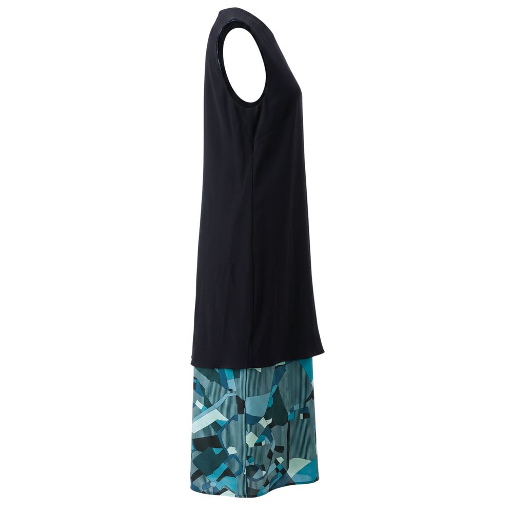 Trussardi Blaues Seidenkleid für Damen