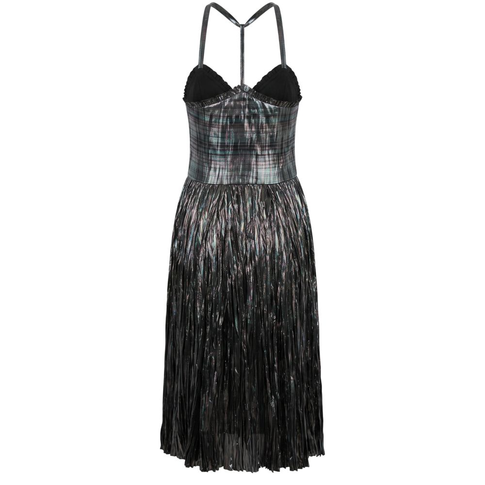 Trussardi Schwarzes Freizeitkleid aus Polyester