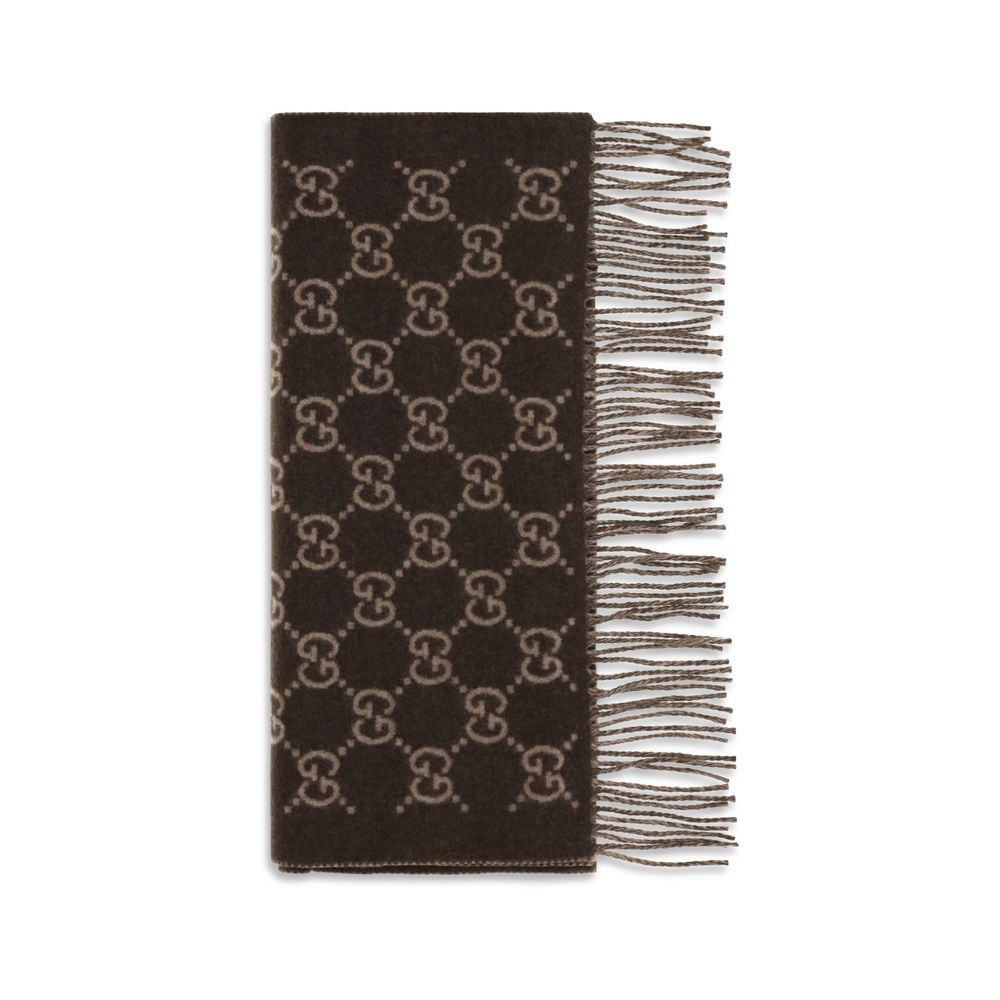 Gucci Brauner Kaschmirschal