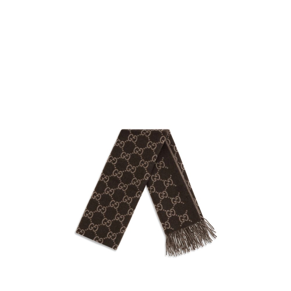 Gucci Brauner Kaschmirschal