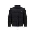 Prada Schwarze Daunenjacke aus Gänsedaunen, durchgehend