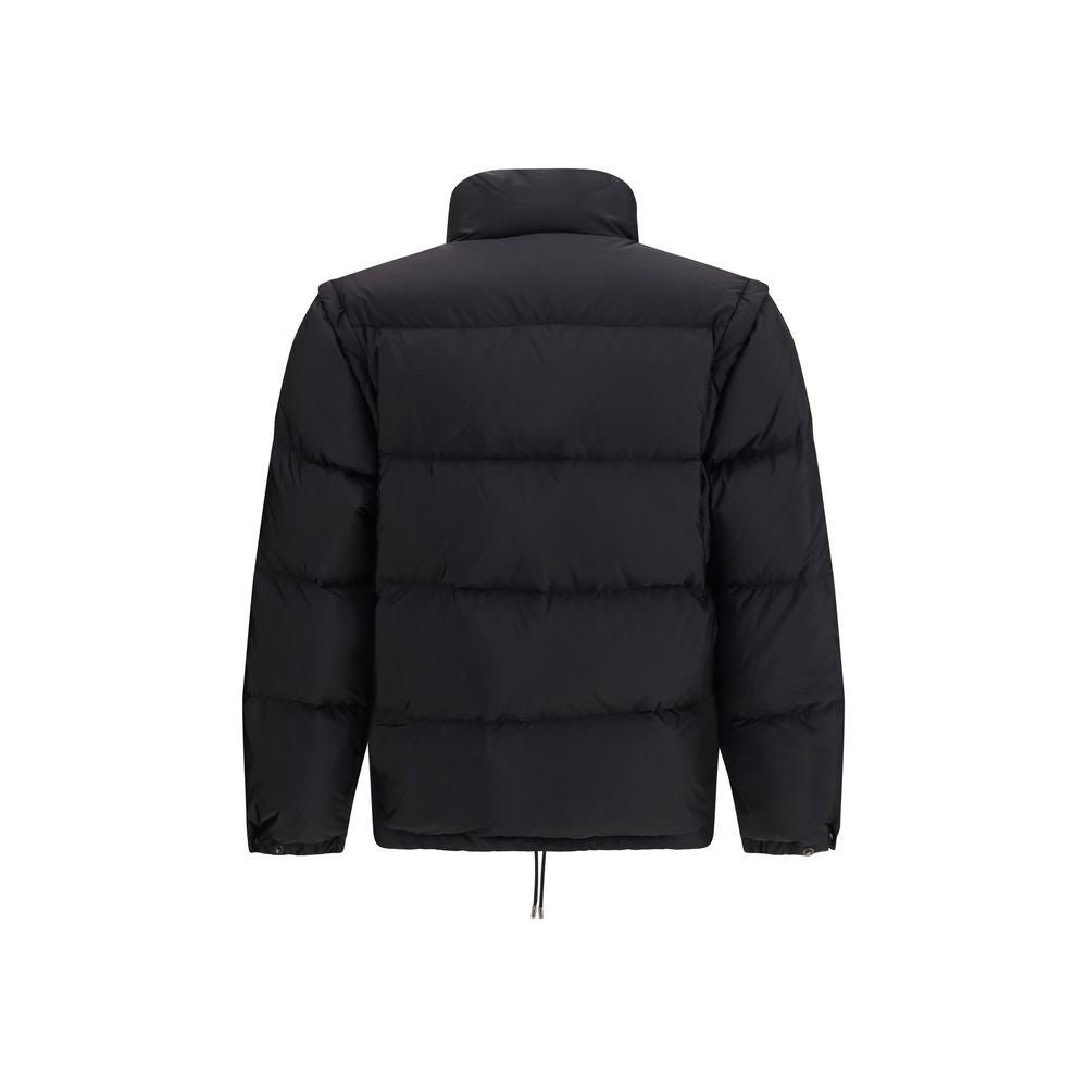 Prada Schwarze Daunenjacke aus Gänsedaunen, durchgehend