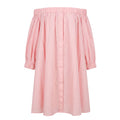 Trussardi Jeans Rosa Baumwollkleid